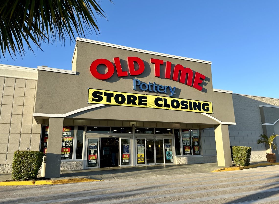 Is Old Time Pottery Closing